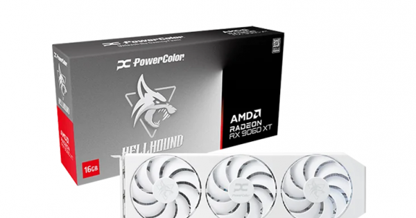 PowerColor Hellhound RX 9060 XT 16GB OC白 PowerColor Hellhound AMD Radeon RX 9060 XT 16GB GDDR6 : Amazon.sg